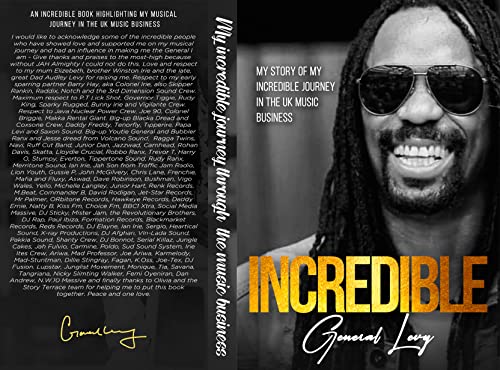 Signed 'Incredible' : General Levy Autobiography